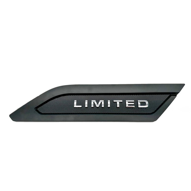 Silver with Matte Black Outline Body Side Molding Trim Compatible