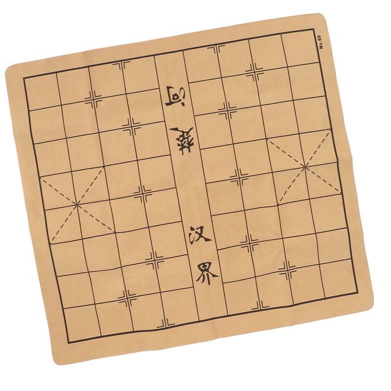 Chinese Chess Board Microfiber Leather Folding Roll Up Chess Board