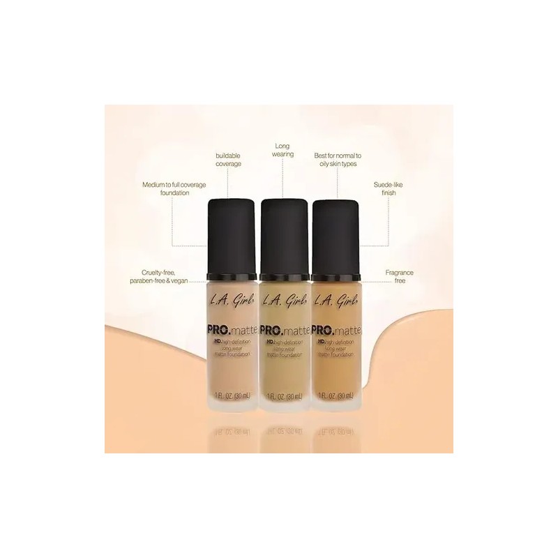 Pro Matte Base De Maquillaje La Girl