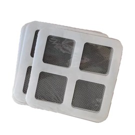 LannuMet 20pcs 4" X 4" Disposable Shower Drain Hair Catcher Shower Drain Mesh Sticker for Bathroom,Kitchen,Sink,Laundry,Bathtub