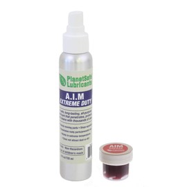 PlanetSafe AIM Exercise Equipment Lube Kit, Small - Cleans, Lubricates, Protects - Odorless, Safe, VersaClimber Approved - AIM Extreme Duty Fitness Equipment Lubricant and AIM Machine Grease
