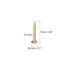 uxcell Small Tiny Brass Nails 1.2x10mm for DIY Decorative Pictures