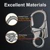 Ahiller Carabiner Keychain Keyring Clip, Cool Double Lock Design -