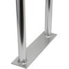 Extreme Max 3006.6915 Universal Aluminum Hand Rail with Base for