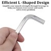 GDFYMI Square Head Screwdriver Wrench Set, L Shaped Square Key