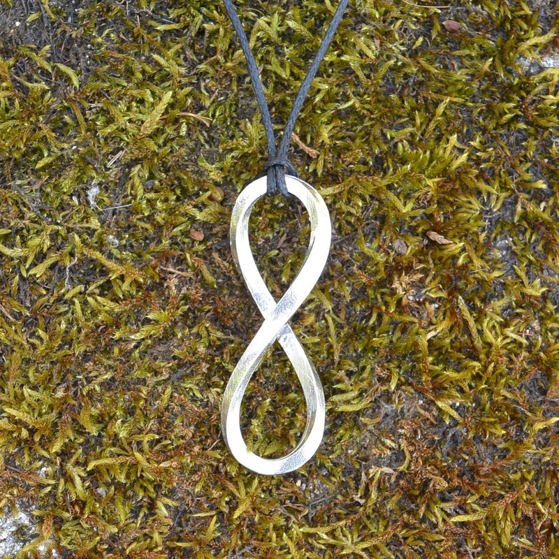 William Sturt Infinity Pendant Infinity Loop Necklace Handmade in Fine
