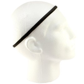 3 Pack Men's Football Thick Elastic Headbands, Black