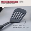 Fackelmann INITIAL Slotted Turner, Plastic, Fish Slice, Non-Stick Kitchen Cooking