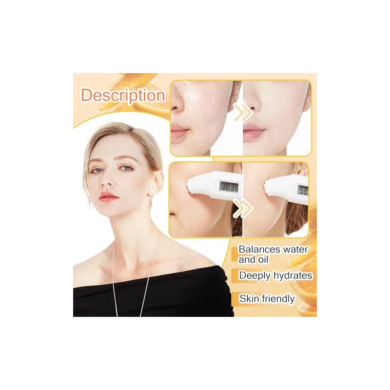 Set Cuidado Facial Vitamina Piezas Mascarillas Miel Jabón Gel Ducha