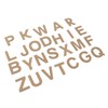 Keychain Templates DIY Transparent Acrylic LetterShape Craft Tools with Protective