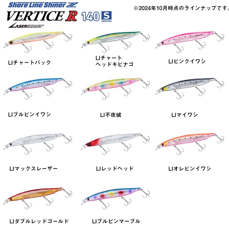 DAIWA Minnow Shoreline Shiner Z Vertis R140S-LI LI Double Red