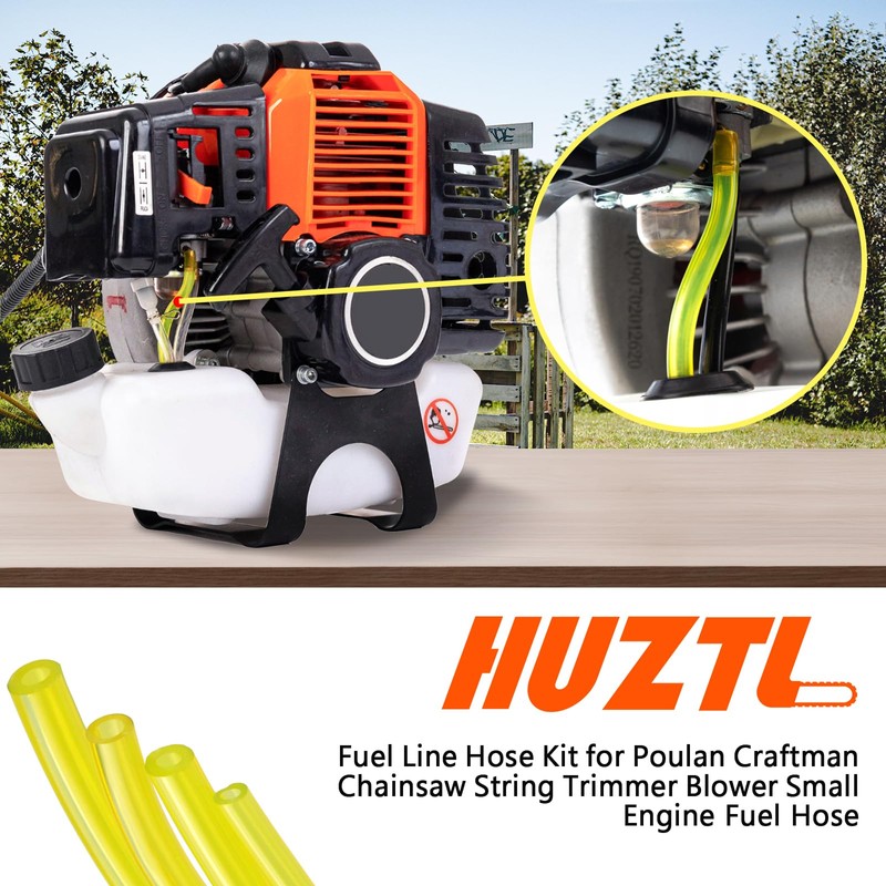 HUZTL Fuel Line Hose Kit 3/32" x 3/16" 1/8" x