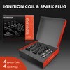 A-Premium Set of 4 Ignition Coil Pack and Iridium Spark