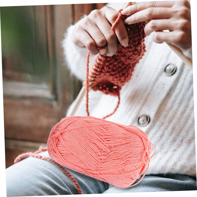 OHPHCALL 6 Rolls DIY Cotton Yarn for Crocheting Soft Skin