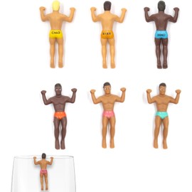 npw-usa Agua Potable Buddies en Vino Jesús cóctel Bebida Marcadores (Juego de 4), Classic, 1