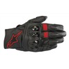 Alpinestars Men's Celer v2 Leather Motorcycle Short-Cuff Glove, Black/Red, Extra