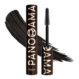 LOreal Paris, Panorama Chromatic Brown Leather Máscara De Pestañas Voluminizadora, Ojos Que Lucen 1.4X Más Grandes Y Pestañas Con Mayor Volumen, Tono