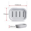 UVIVIU Plastic Soap Dish with Drainage,Soap Dishes Holder for Bathroom