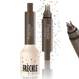 Noerrors Freckle Stamp Pen, Wasserdichte Falsche Sommersprossen Tattoo Magie Realistisch Schnell Trocknend Lang anhaltend Braun Faux Freckle Flecken Tönung Frauen Mädchen Make-up #01 Eschenkastanie