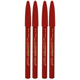Maybelline Makeup Expert Wear Lpices para cejas y delineador de ojos, tono negro de terciopelo, 0.06 oz, Caf Oscuro, 2 unidades                       