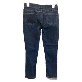 Cat & Jack Girls Jeggings Jeans 12 Plus Mid Rise Distressed Dark Blue ~ Cat & Jack NEW