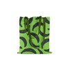 Le Jardin du Lin Printed Shopping Bag with Green Long