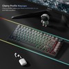 Womier Shine Through PBT Keycaps 60 75 100 Percent Cherry