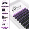 CoMango Purple Ombre Colored Lash Extension C Curl Easy Fan