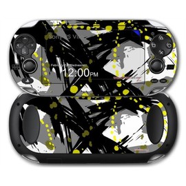 Sony PS Vita Skin Abstract 02 Yellow by WraptorSkinz