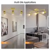 BoostArea 3 Light Track Lighting Fixtures Ceiling, Gold Kitchen Lighting