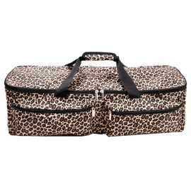 BEISUOSI Carrying Bag Compatible with Cricut Explore Air and Maker, Tote Bag Compatible with Cricut Explore Air, Silhouette Cameo 4 and Supplies (Bag Only) (Leopard Print, bagonly)