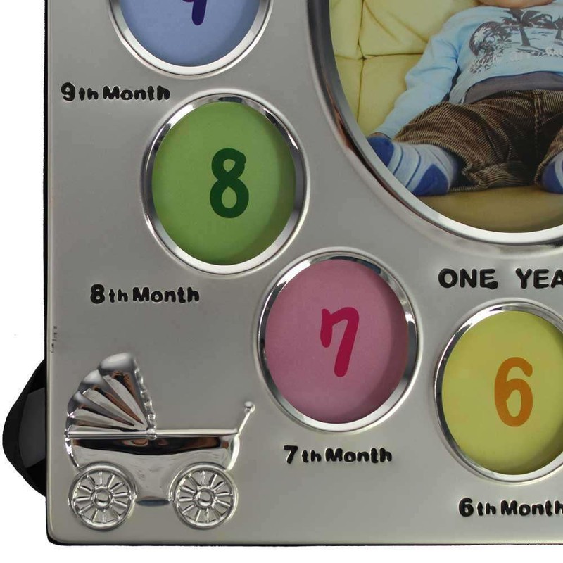 Juliana "My First Year" Silverplated Photo Frame Multi by Widdop