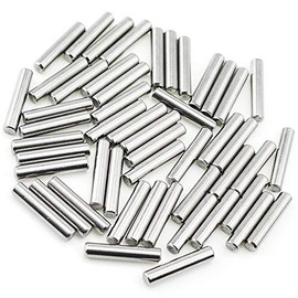 Yesallwas 100Pcs 4mm x 16mm Dowel Pin 304 Stainless Steel Shelf Support Pin Metal Fasten Elements Used On Precise Location (4mm x 16mm 100PCS)
