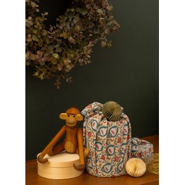 FabRap Teal Single Sided Reusable Gift Wrap