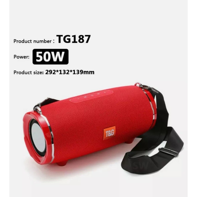 T&G BIG 50W High Power Bluetooth Speaker Waterproof Portable Column