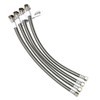 Faucet Water Supply Connector Line Braided Stainless Steel, Faucet Supply