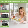 ERABAY Chilled Portable Snackle Box container, Divided Serving Tray, Beach