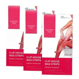 Wax strips, waxing, hair removal patches, strawberry / 왁스스트립 왁싱 제모 패치 스트로베리