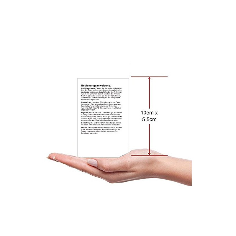 Aquanatura pH Teststreifen (100 Stück) Urin & Speichel