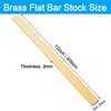 Brass Flat Bar, 1/8" x 1"x 12" C360 Brass Flat