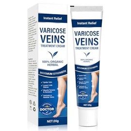 Varicose Veins Treatment for Legs, Varicose Veins Treatment Cream - Improves Blood Circulation, Reduces Varicose Veins and Heaviness - Size: 0.7 Fl Oz (Pack of 1)