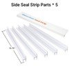 AmazerBath 3 PCS Shower Door Bottom Seal for 3/8 Inch