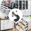 4 Sets Cam Lock 22mm, Cabinet Locks with Keys, Cupboard