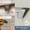 Antimbee Heavy-Duty Stainless Steel Siding Hooks,30 Pack No Hole Siding
