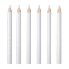 XNHIU 6pcs White Nail Pencil 2-in-1 Nail Whitening Pencils French White Nail Pencils DIY Nail Design Manicure for Art Manicure Supplies
