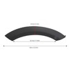 Wheel Mudguard Arch Cover Scratch Resistant Sporty Front Hood Wheel
