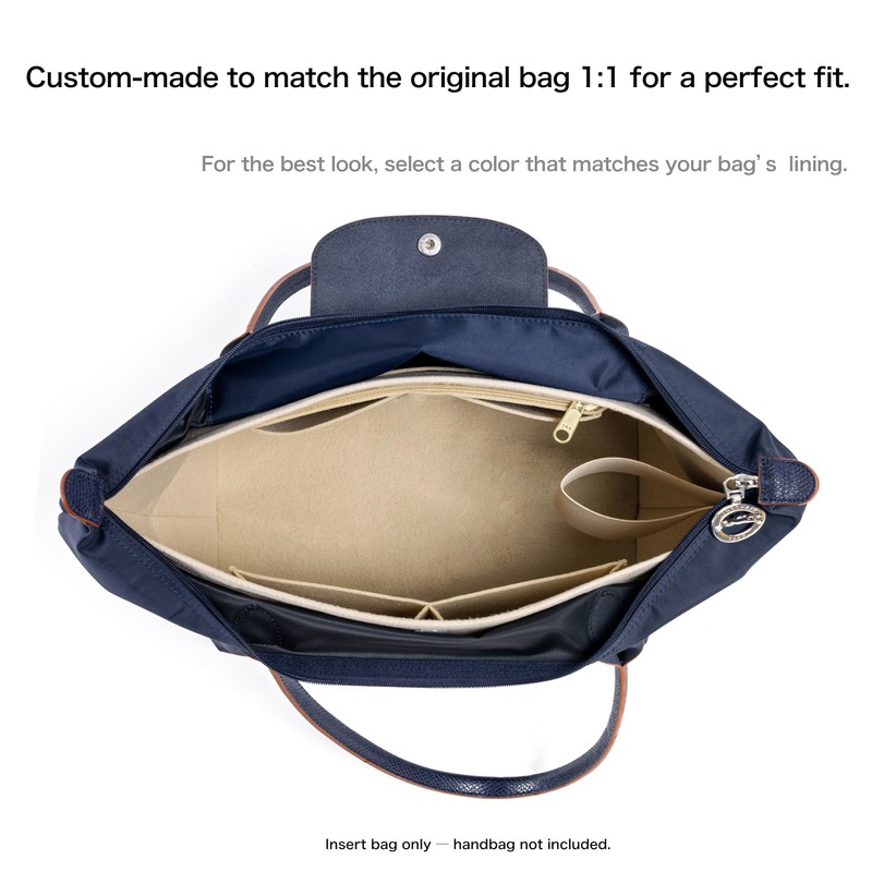 ATSEKTZ Purse Organizer Insert for Longchamp Le Pliage Tote Bag,