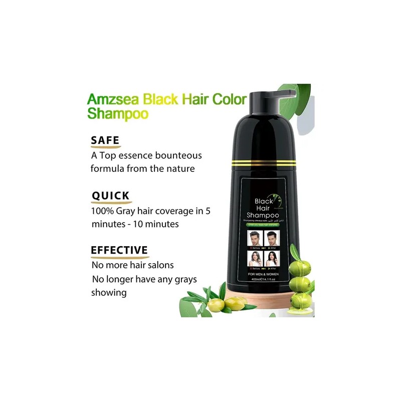 Champú Para Teñir El Cabello, Cubre Las Canas, Champú De