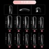 Annhua Foam Tips, Nail Foam, 10 Sizes, Pack of 100,