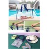 YFFSFDC Pool Bag, Plastic Bag, Tote Bag, Transparent, Large Capacity,